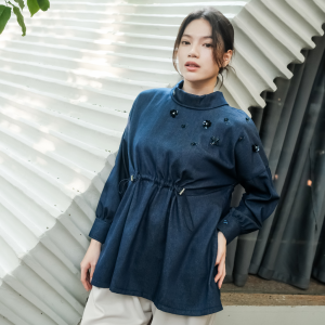 Solea Denim Blouse | Mini and me
